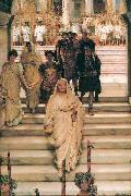 Sir Lawrence Alma-Tadema,OM.RA,RWS The Triumph of Titus by Lawrence Alma-Tadema oil painting reproduction